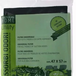 Filtro cappa assorbi odori Nero Home Utility 47x57 cm Martini