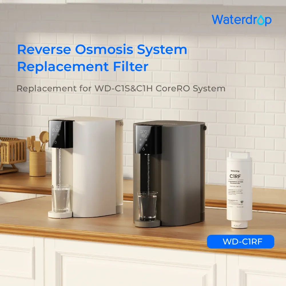 Filtro dell'acqua Waterdrop C1RF per sistema RO da banco WD-C1S e WD-C1H