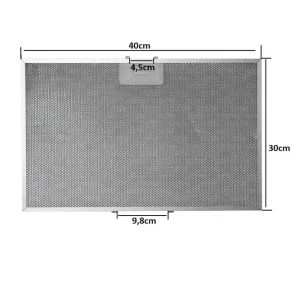 Filtro per filtri 400x300 mm (40x30 cm), metallico, universale, universale