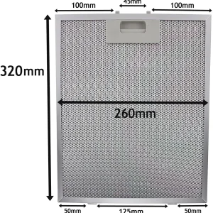 Filtro per vasi 26x32 cm / 260×320 mm – Filtro rotondo / universale per cucina per modelli sacco