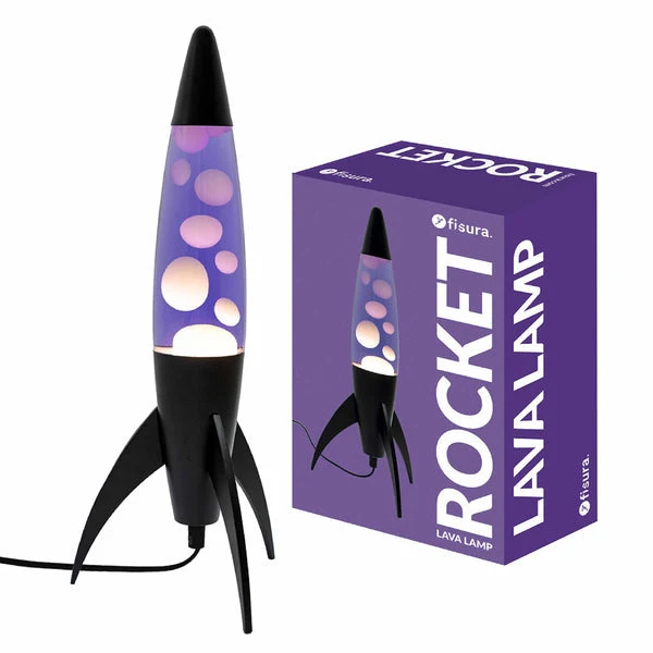 FISURA Lampada lava Rocket Viola
