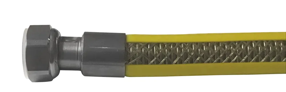 Flessibile Per Gas Rivestito Pvc Attacco 1/2 F X 1/2 F Cm. 150