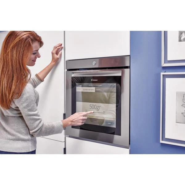 Forno Elettrico Ad Incasso Candy Full Touch Watch-Touch 80 Litri Classe (A59,5xL59,5xP56,8) Inox Multifunzione con Grill T...