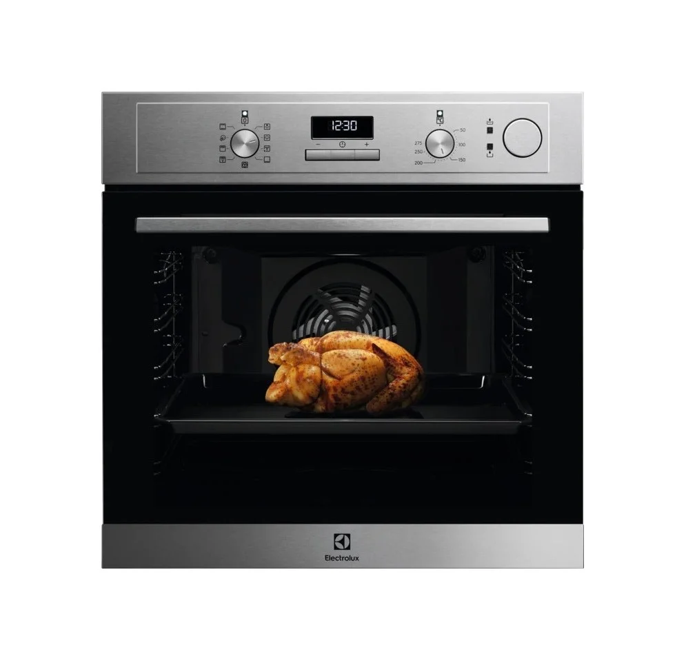 Forno Elettrico ad Incasso Electrolux EOC3S40X Acciaio Inox 72 Litri 60 Cm Vapore Riscaldamento Rapido AquaClean Classe