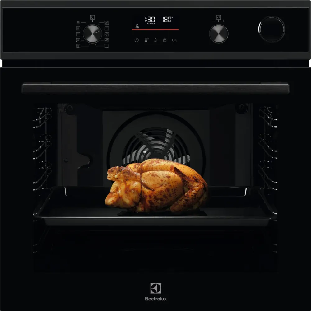 Forno da incasso Electrolux Serie 600 EOC6P56H SteamCrisp 72 Litri classe + (A59,4xL59,6xP56,9) Nero