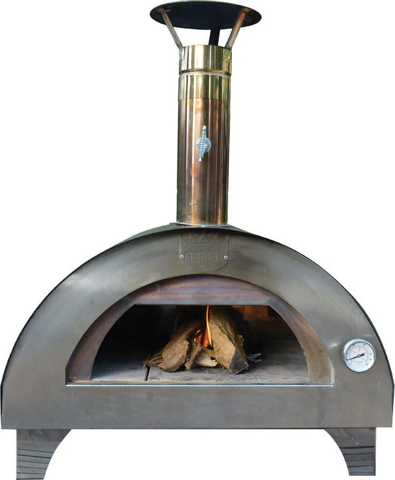 FORNO PORTATILE LEGNA 'CLEMENTINO' cm. 72 x 50 x h 91 (esterno) - antracite
