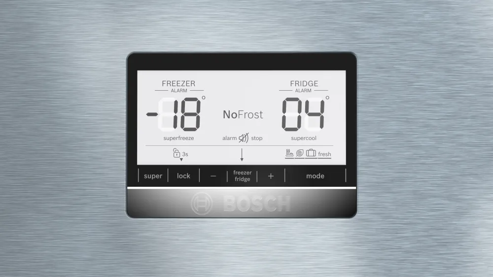 Frigorifero Combinato Bosch KGN86AIDR Serie 6 631 Litri Classe D No Frost (A186xL86xP81) Acciaio Anti Impronta