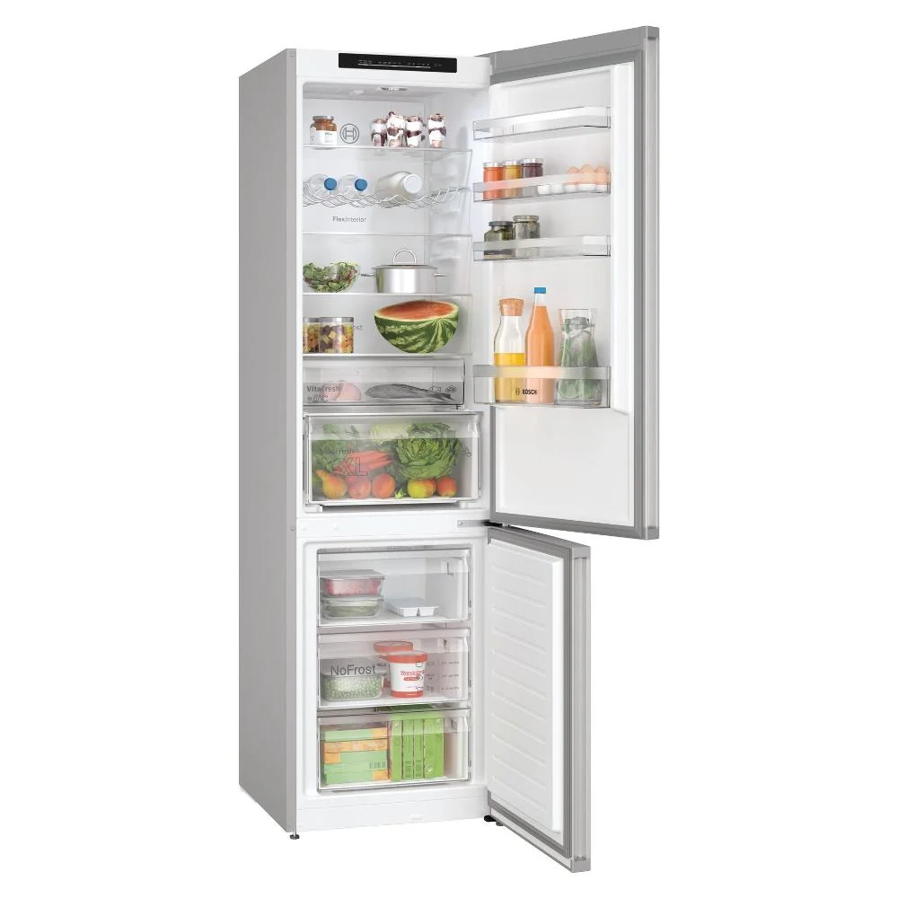 Frigorifero Combinato Bosch SERIE 4 KGN392LCF 363 Litri Classe C (A203xL60xP66,5) Total No Frost Tecnologia Inverter Inox...