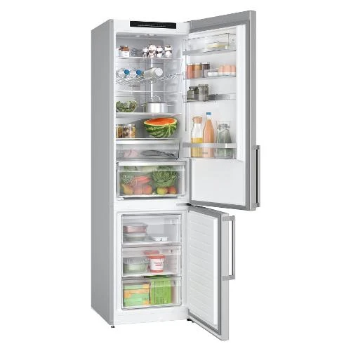 Frigorifero Combinato Bosch SERIE 6 KGN39AIAT 363 Litri Classe 60 Cm Acciaio Anti-impronta