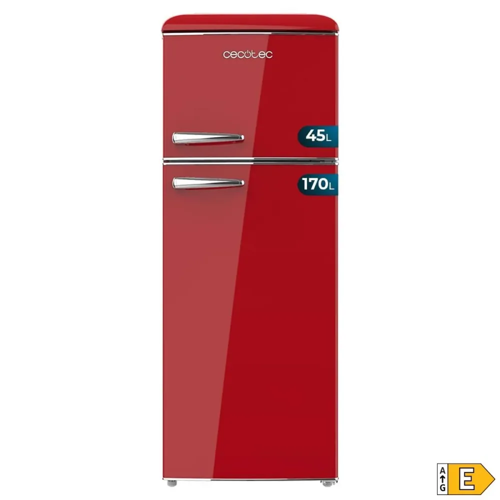 Frigorifero combinato Cecotec Bolero 215 L rosso 2 porte CoolMarket 2D E