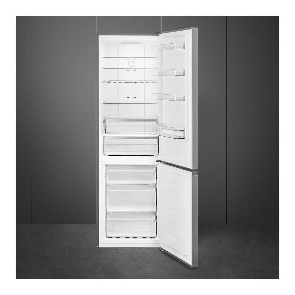 Frigorifero Combinato Smeg FC200XEU 331 Litri Classe E (A200xL60xP59,2) No Frost Inox