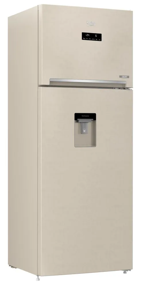 Frigorifero Doppia Porta Beko RDNE455E30DBN No Frost 406 Litri Classe F (A185xL70xP65,5) Sabbia Funzione ECO