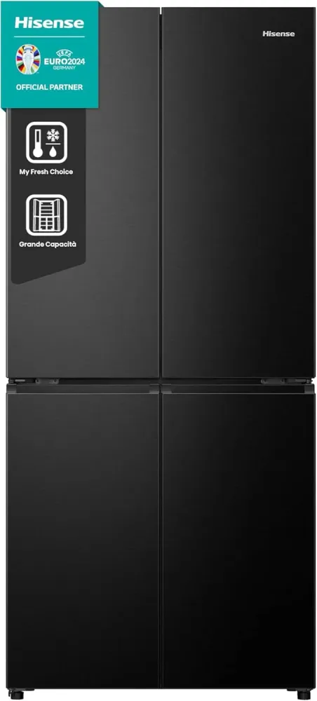 Frigorifero Multidoor 4 porte Libera Installazione Hisense RQ5P470SAFE 483 Litri Classe E (A178,5xL79,4xP69,8) Total No Fr...