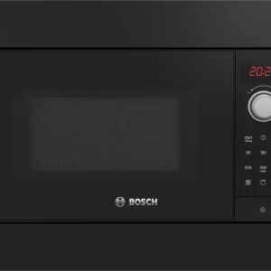 Frono Microonde Ad Incasso Bosch Serie 2 BEL623MB3 20 Litri (A38,2xL59,5xP33,5) 800 W Grill Piatto girevole 27 cm Nero