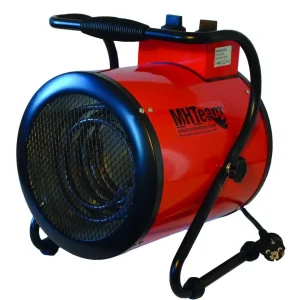 Generatore di Aria Calda Riscaldatore Elettrico 5000W Jessen MHTeam EH4-05 Rosso