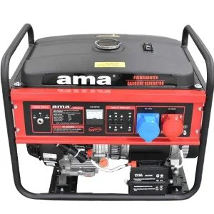 Generatore benzina Ama trifase motore FC19F da 457cc 8kW capacità carburante 25L
