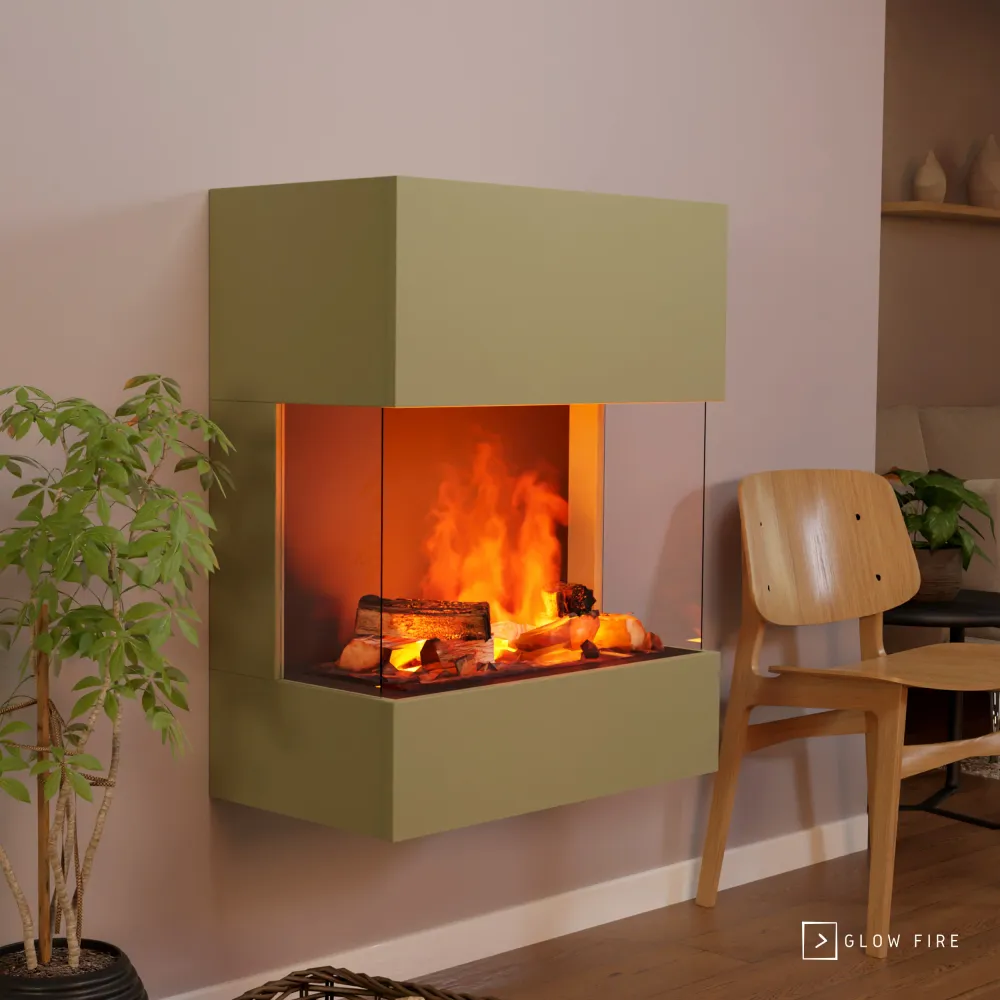 Glow Fire Kästner Wall Multicolor Caminetto Elettrico