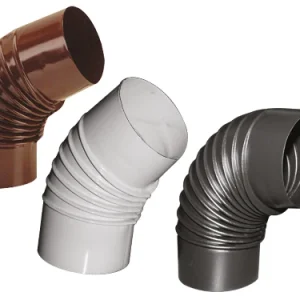 Gomiti aperti 45Â° smaltati Ala Classic per stufe. Prezzo per Pezzo.