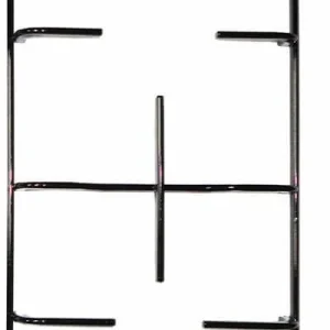 Griglia 2 fuochi piattina smaltata nera piano cottura Lofra G3205 G3208