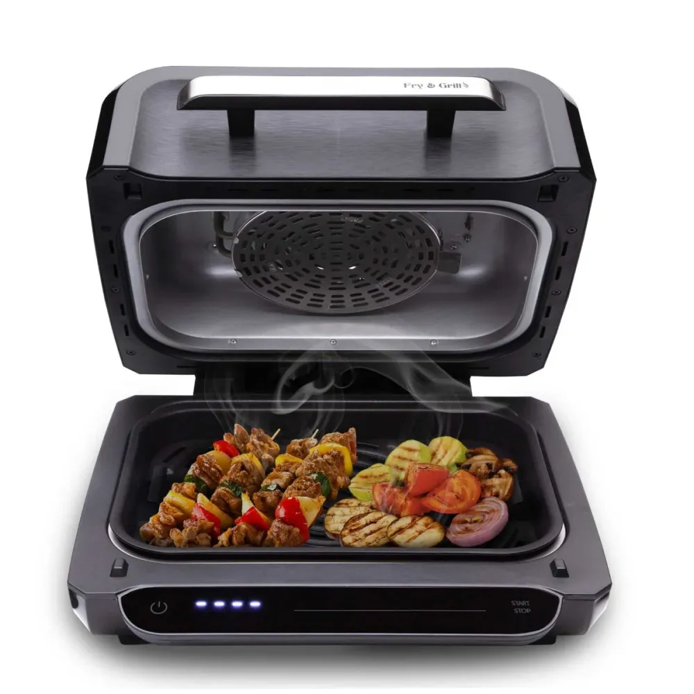 Grill con Friggitrice ad Aria Multifunzione 4L