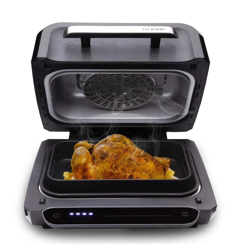 Grill con Friggitrice ad Aria Multifunzione 4L