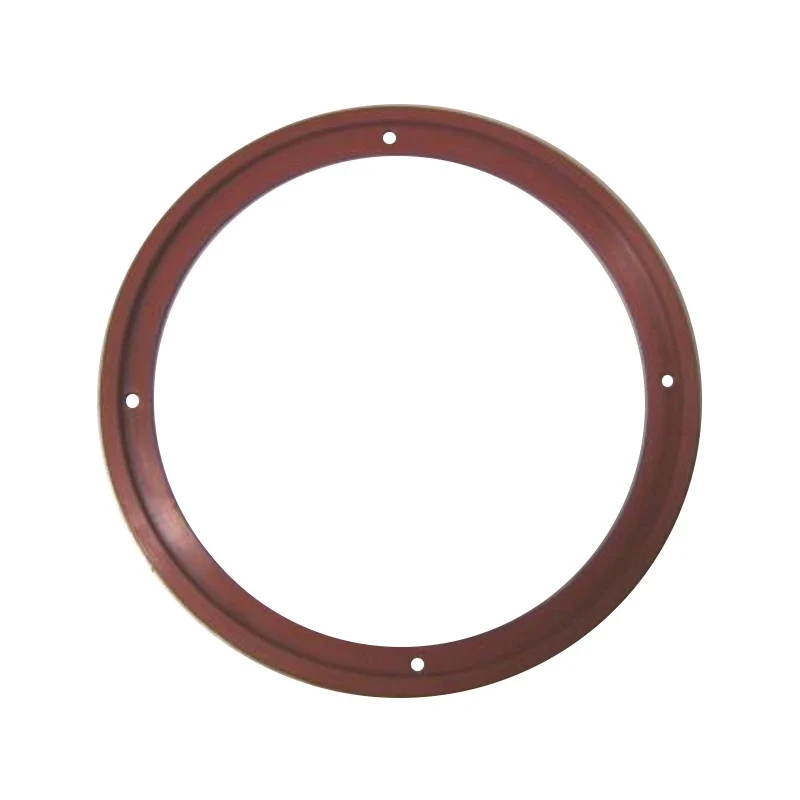 Guarnizione Anteriore aspiratore estrattore fumi di stufe Pellet 4 Fori Gomma siliconica di Colore Rosso