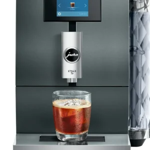 Ⓜ️🔵🔵🔵 JURA ENA 5 Night Inox - Macchina da caffè espresso COMPLETAMENTE AUTOMATICA (dai chicchi al caffè), colore NIGHT INO...