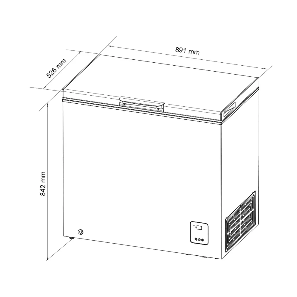 Kibernetics Freezer Cabinets GT200 Freezer Tosting