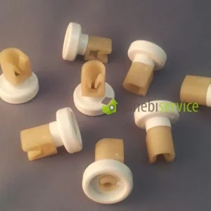 Kit 8pz supporto + ruota cestello superiore piccola lavastoviglie Rex
