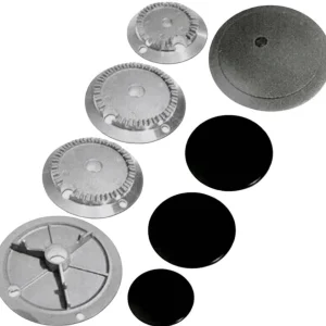Kit Bruciatori Cappellotti Piattelli Adattabili Rex Doppio Foro