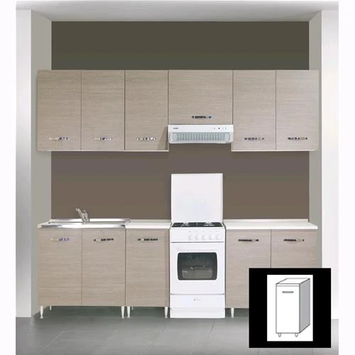 Kit Cucina - Base 1 Anta Cm.40X50X85H Larice G. 1 Pz