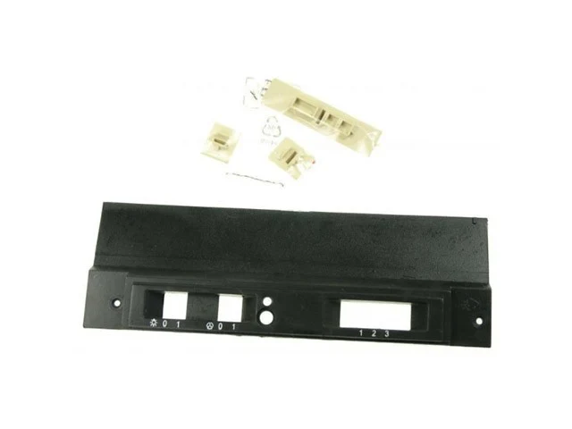 Kit mascherina esterna quadro 3 tasti slider nero cappa cucina Faber Roblin 133.0067.828