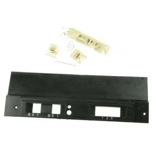 Kit mascherina esterna quadro 3 tasti slider nero cappa cucina Faber Roblin 133.0067.828