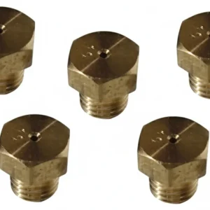 Kit 5 Pezzi Ugelli Per Cucina Gas Metano Ø 6 Mb- - Per Cucina Gpl - 1 Blister