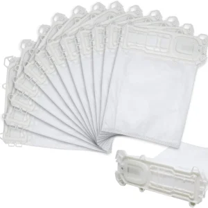 Kit 12 Sacchetti Aspirapolvere Scopa Elettrica Folletto VK135 VK136 Compatibili
