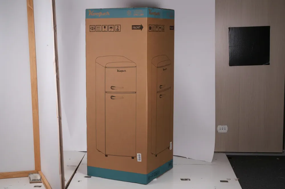 Kooper Frigorifero Doppia Porta Retro' Vintage Avorio