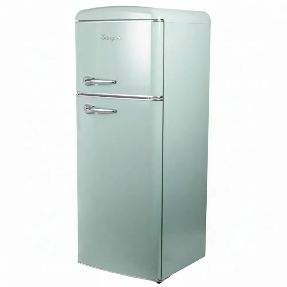 Kooper Frigorifero Doppia Porta Retro' Vintage Acquamarina