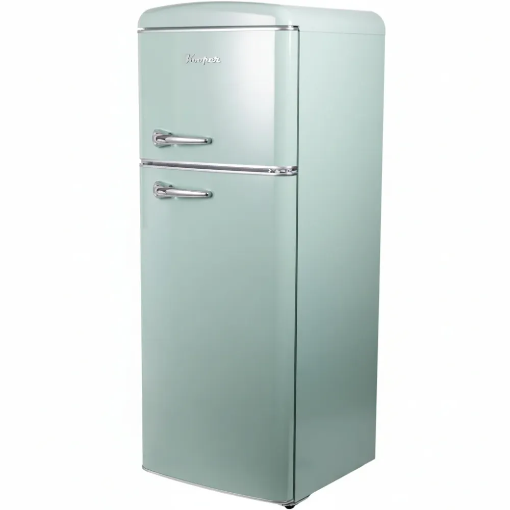 Kooper Frigorifero Doppia Porta Retro' Vintage Acquamarina