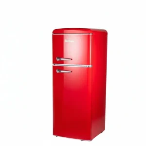 Kooper Frigorifero Doppia Porta Retro' Vintage Rosso