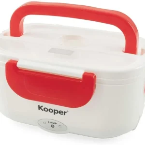 Kooper Scaldavivande Elettrico La Cucina 40W Plastica Comparti Rimovibili Rosso