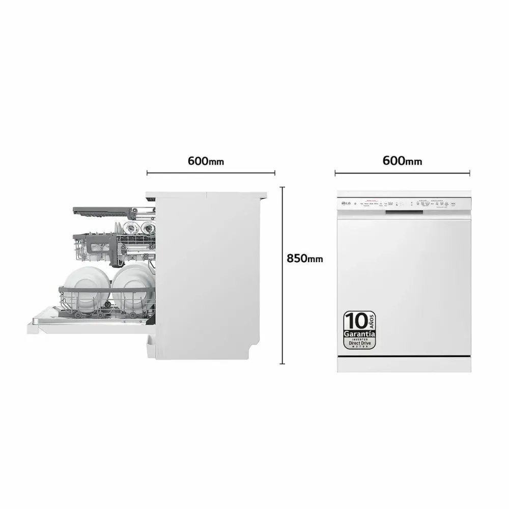 Lavastoviglie LG DF365FWS Bianco B