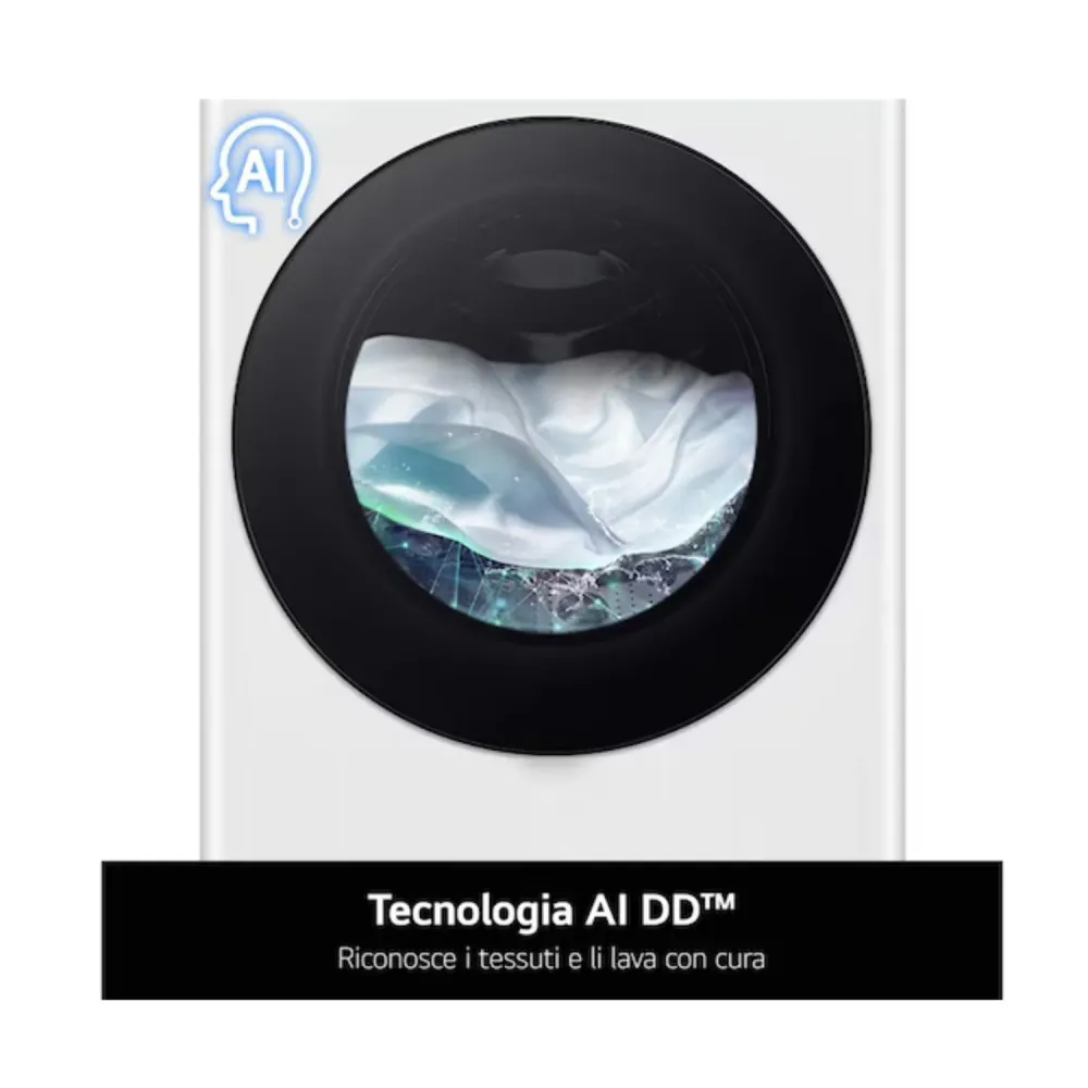 Lavatrice 11kg AI DD™ Serie R3 Classe -10% 1400 giri, Lavaggio vapore, Allergy Care, Inverter Direct Drive White