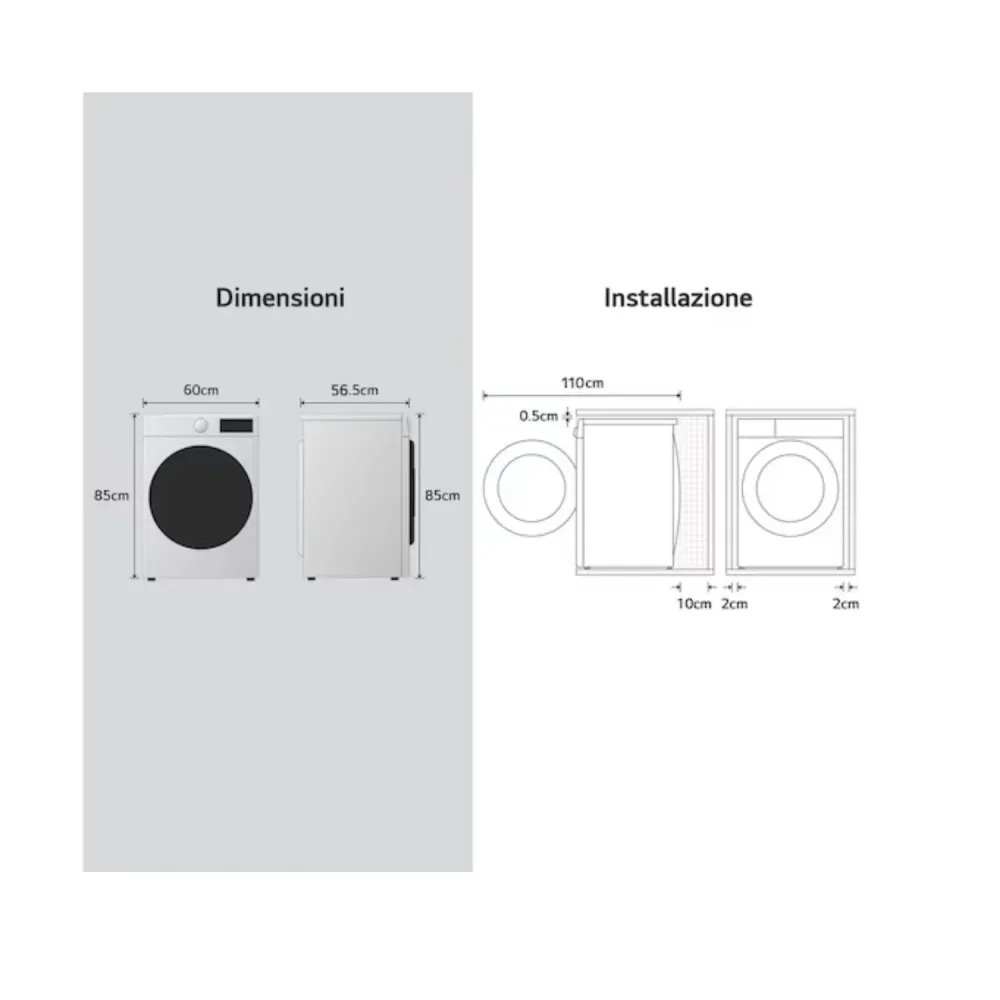 Lavatrice 11kg AI DD™ Serie R3 Classe -10% 1400 giri, Lavaggio vapore, Allergy Care, Inverter Direct Drive White