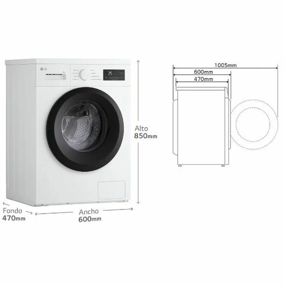 Lavatrice LG 1400 rpm 8 kg