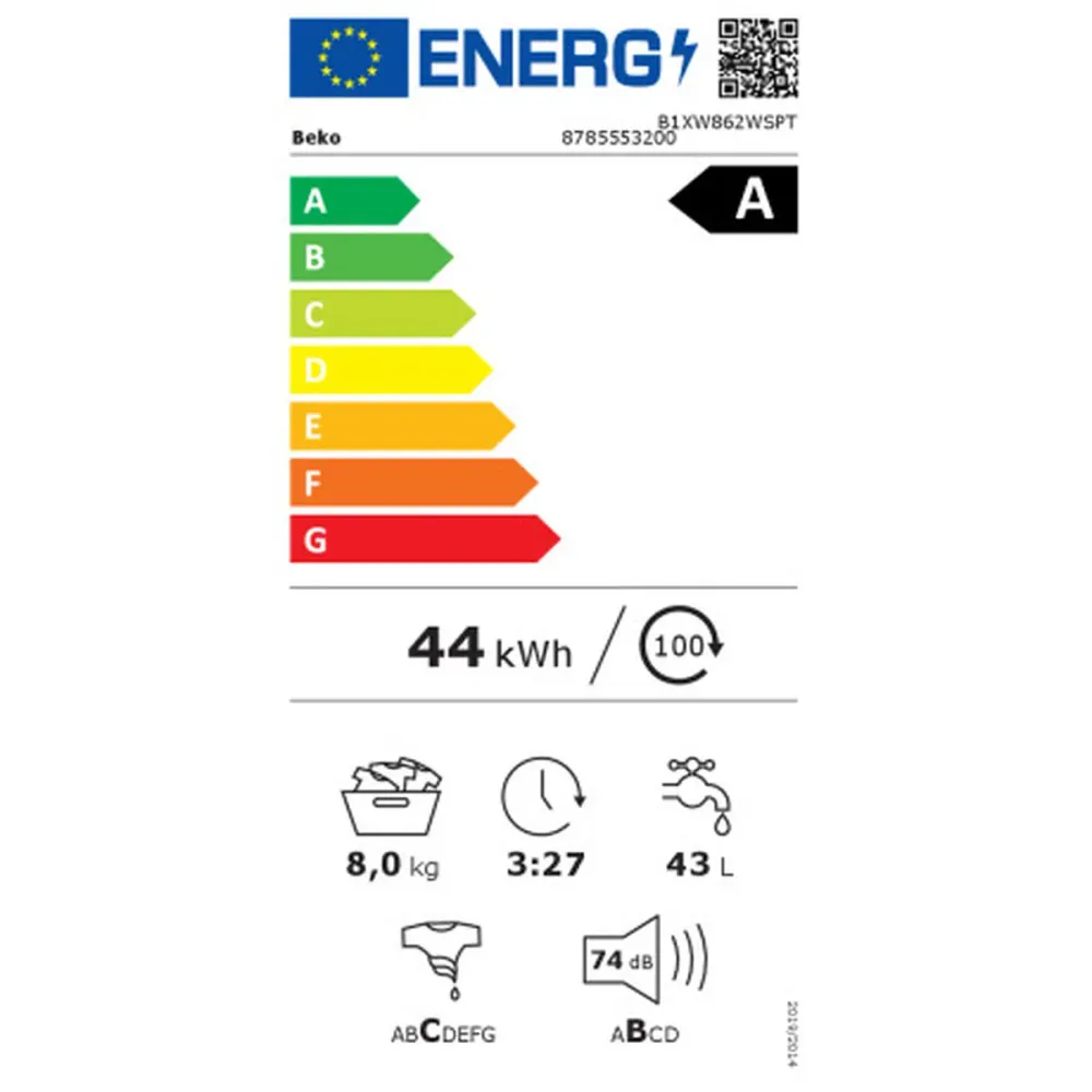 Lavatrice BEKO 1200 rpm 8 kg