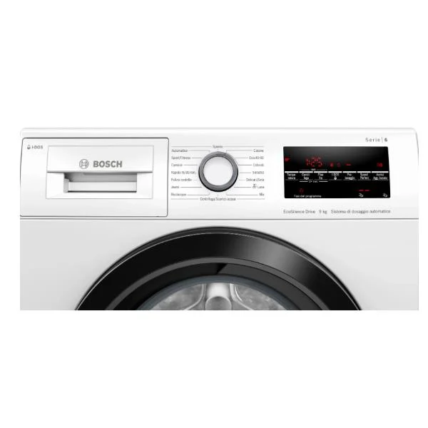 Lavatrice Carica Frontale Bosch 9 Kg Serie 6 i-DOS EcoSilence Drive 1400 Giri WAU28S29IT Classe C