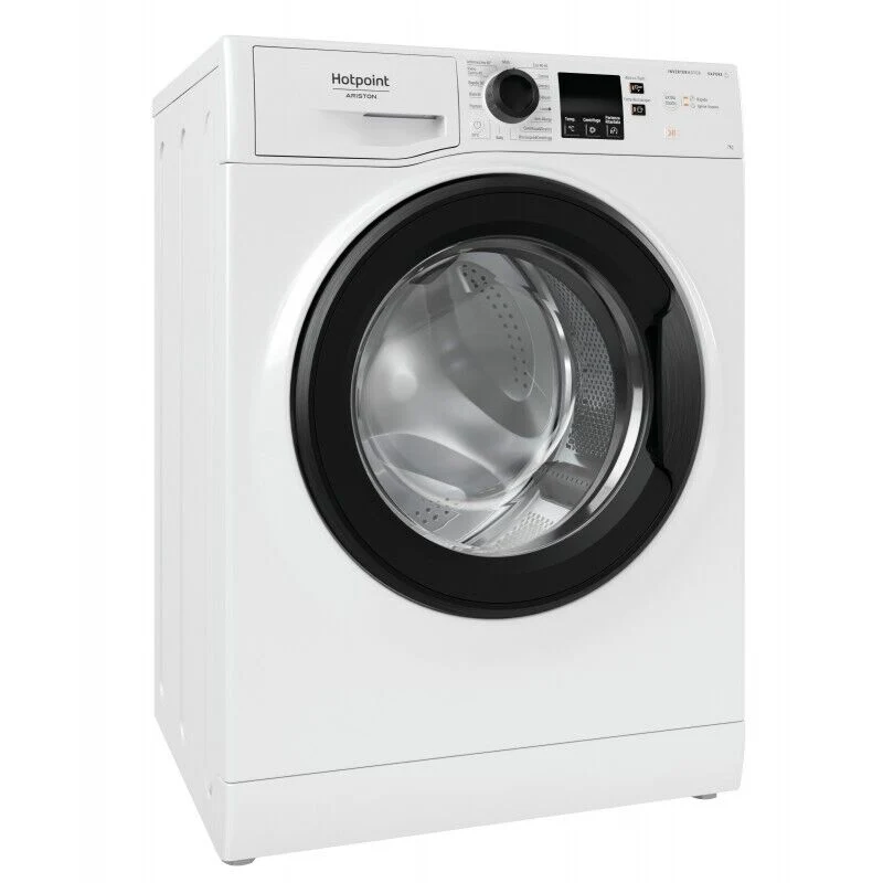Lavatrice Carica Frontale Hotpoint Active 40 7 Kg NF725WK IT Classe B (A85xL59,5xP54) 1200 Giri Inverter Funzione Vapore