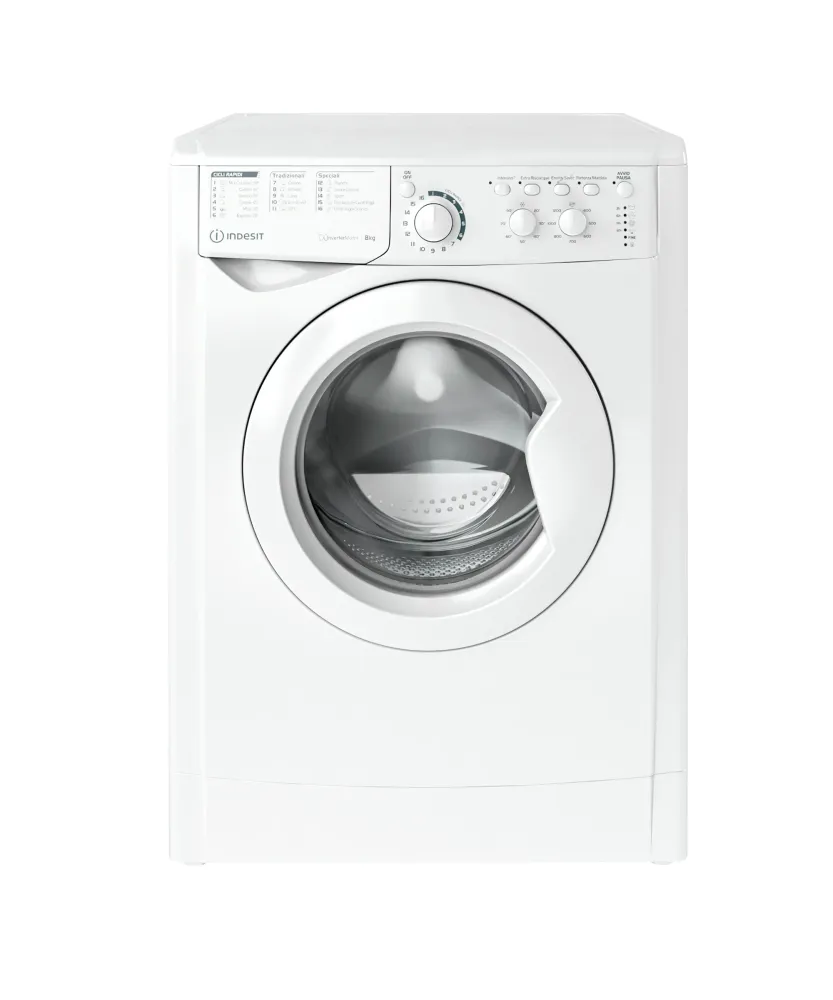 Lavatrice Carica Frontale Indesit EWC 81284 W IT 8 Kg 1200 Giri Classe C (A85xL59,5xP57,2) Bianco