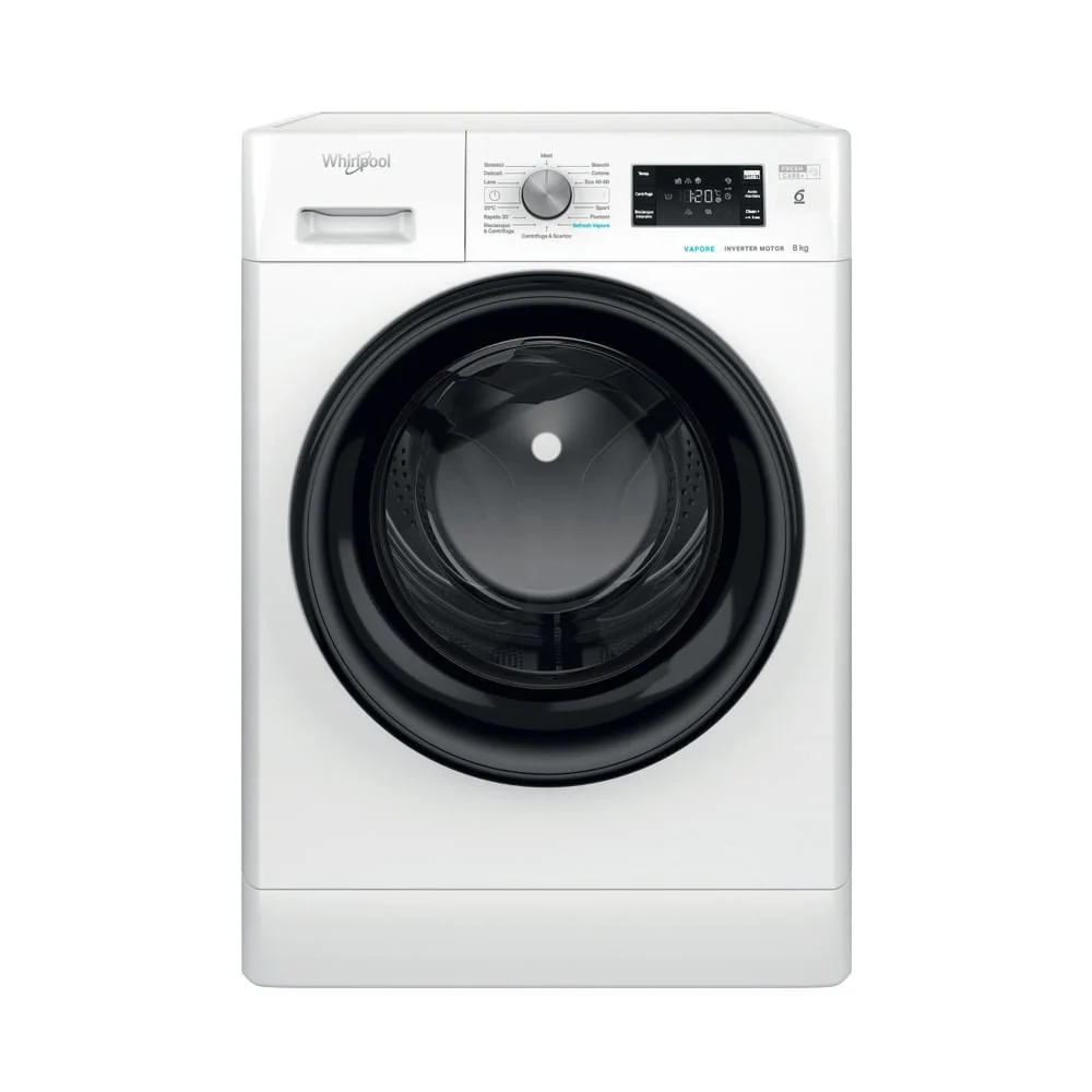 Lavatrice Carica Frontale Whirlpool FFB R8528 BV IT 8 Kg Classe B 1200 Giri (A84,5xL59,5xP63) Tecnologia 6° Senso Refresh...
