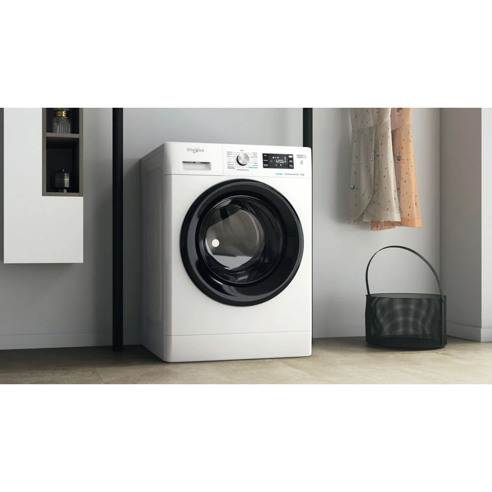 Lavatrice Carica Frontale Whirlpool FFB R8528 BV IT 8 Kg Classe B 1200 Giri (A84,5xL59,5xP63) Tecnologia 6° Senso Refresh...